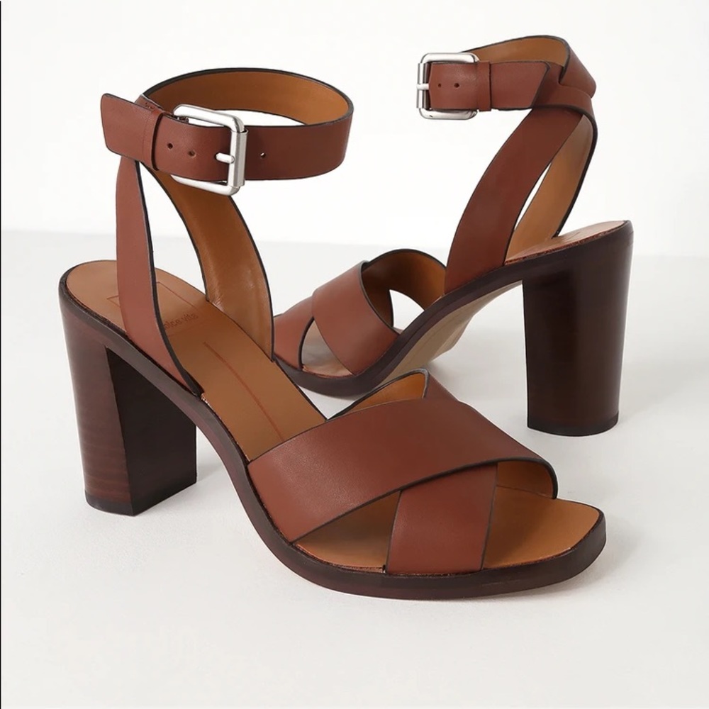 Dolce Vita Brown Leather heels